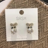 Flower Earrings 2021 New Trendy earrings, elegant ear clips, no ear holes, female Internet celebrity design sense tassel earrings 10 Application Scenario